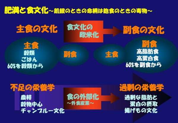 資料：肥満と食文化